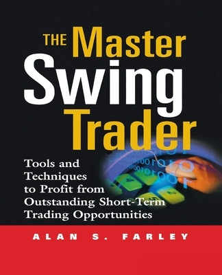 Paperback of The Master Swing Trader book by McGraw-Hill Companies, featuring a close-up of the cover with financial charts.