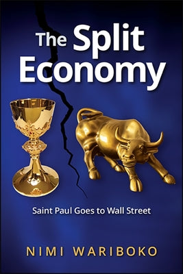 Paperback of "The Split Economy: Saint Paul Goes to Wall Street" by State University of New York Press, featuring the book cover.