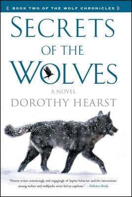 Paperback of "Secrets of the Wolves" by Simon & Schuster featuring a cover image with wolves and forest scenery.