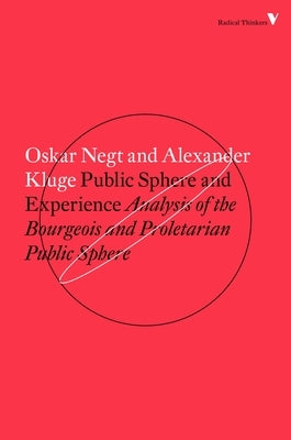 Public Sphere and Experience: Analysis of the Bourgeois and Proletarian Public Sphere Paperback Verso