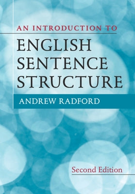 Paperback of "An Introduction to English Sentence Structure" by Cambridge University Press, showing the book cover with title and author.