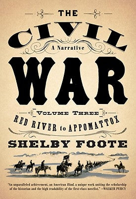Vintage The Civil War V3 Red River to Appomattox book cover with historical maps and illustrations.
