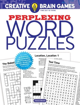 Creative Brain Games Perplexing Word Puzzles Paperback Dover Publications