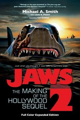 Paperback book titled "Jaws 2: The Making of the Hollywood Sequel" by BearManor Media, softcover color edition with cover image.