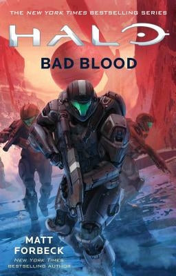 Paperback of Halo: Bad Blood Volume 23 by Gallery Books, featuring the book cover with dark and intense artwork.