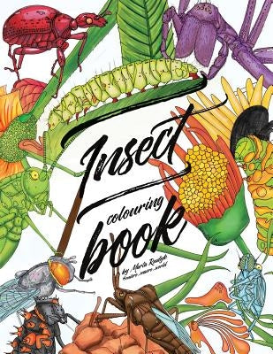 Insect colouring book: Colouring book for adults, teens and kids. Girls and boys who are animal lovers. Paperback Gizzy Books Ltd