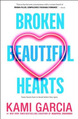 Paperback of Broken Beautiful Hearts by Square Fish, showing the book cover with artistic heart illustrations.