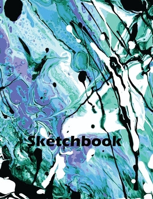Sketchbook: Activity Sketch Book Watercolor Abstract Painting Instruction Large 8.5 x 11 Inches with 110 Pages ( Abstract Watercol by Settecase, Caitlin