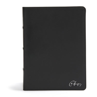 CSB Spurgeon Study Bible, Black Genuine Leather, Indexed: Study Notes, Quotes, Sermons Outlines, Easy-To-Read Font Holman Bibles