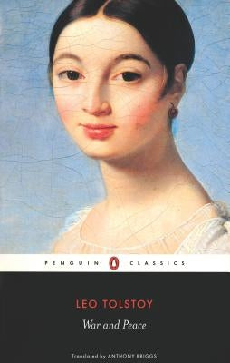 Paperback edition of War and Peace by Penguin Group, featuring a cover with classical artwork.