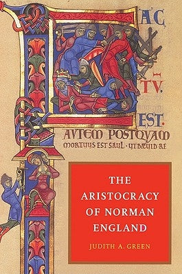 Paperback copy of "The Aristocracy of Norman England" by Cambridge University Press, showing the book cover with title and author.