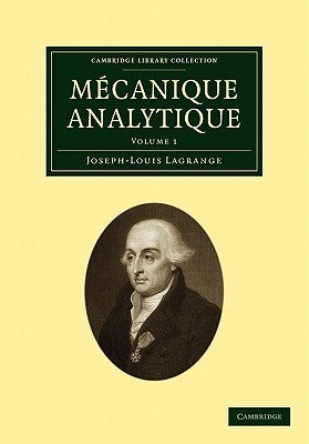 Paperback of Mécanique Analytique by Cambridge University Press, showing the front cover with title and author details.