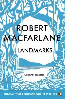 Paperback book titled "Landmarks" by Penguin Books, featuring a colorful cover with illustrations of famous landmarks.