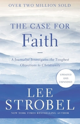 Paperback book titled "The Case for Faith" by Zondervan, featuring a cover with religious imagery and a title in bold text.