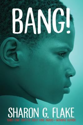 Paperback copy of "Bang!" by Little, Brown Books for Young Readers, featuring colorful cover art with bold typography.