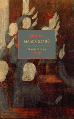 Paperback book titled Abigail by New York Review of Books featuring a cover with abstract artwork and bold typography.