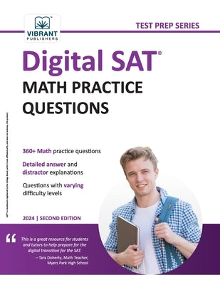 Digital SAT Math Practice Questions Paperback Vibrant Publishers