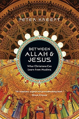 Paperback book titled "Between Allah & Jesus" by IVP Books, showing the front cover with religious symbols and title text.