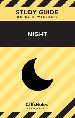 CliffsNotes on Wiesel's Night: Literature Notes Paperback Cliffsnotes