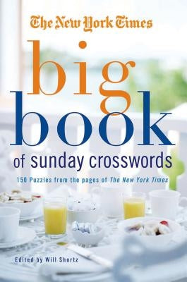 Paperback of The New York Times Big Book of Sunday Crosswords with 150 puzzles, featuring colorful cover and crossword pages.
