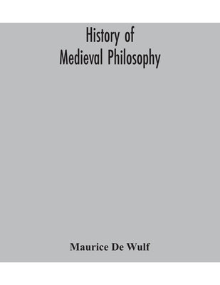 History of medieval philosophy Paperback Alpha Edition