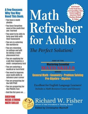 Math Refresher for Adults: The Perfect Solution Paperback Math Essentials