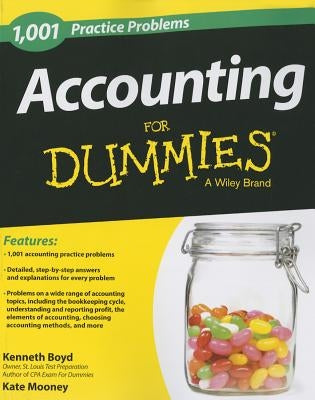 Accounting: 1,001 Practice Problems for Dummies Paperback For Dummies