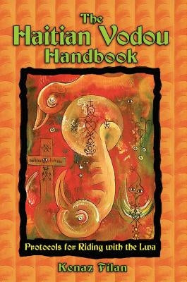 Haitian Vodou Handbook by Destiny Books, featuring a cover image with spiritual symbols related to Lwa and Vodou rituals.