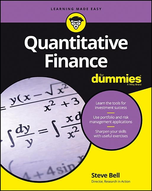 Quantitative Finance for Dummies Paperback For Dummies
