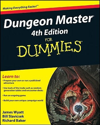 Dungeon Master 4e FD Paperback For Dummies