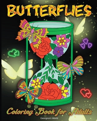 Butterflies Coloring Book for Adults: Amazing and Relaxing Coloring Pages for Adults and Teens Paperback Blurb