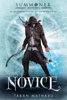 Paperback of "The Novice" by Square Fish featuring the book cover with title and author details visible.