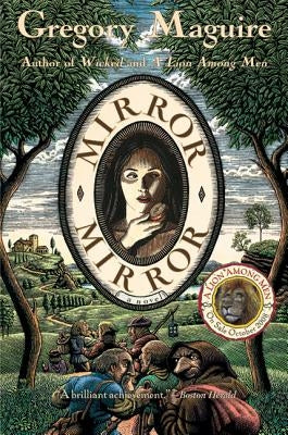 Paperback of "Mirror Mirror" by William Morrow & Company, showing the book cover with title and author text.