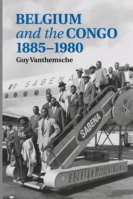 Paperback book titled "Belgium and the Congo, 1885-1980" by Cambridge University Press, featuring historical map cover art.