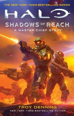 Paperback copy of Halo Shadows of Reach: A Master Chief Story volume 27 by Gallery Books, showing the front cover.