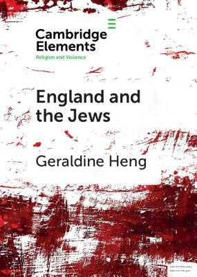 Paperback book titled "England and the Jews" by Cambridge University Press, featuring a cover with historical imagery.