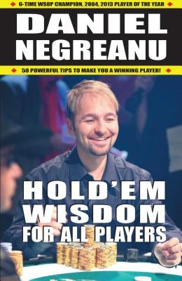 Hold'em Wisdom for All Players book by Cardoza Publishing showing the cover with poker strategy insights.