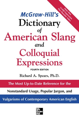 McGraw-Hill's Dictionary of American Slang 4e (Pb) Paperback McGraw-Hill Companies