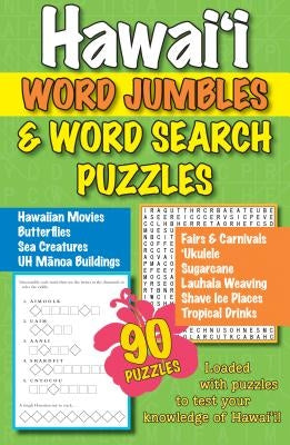 Hawaii Word Jumbles & Word Search Puzzles Paperback Mutual Publishing