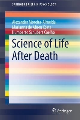 Paperback copy of "Science of Life After Death" by Springer, featuring a cover with scientific and spiritual imagery.