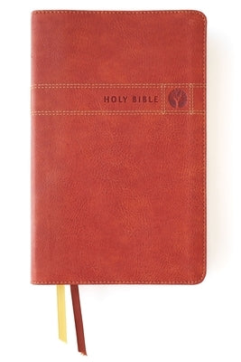 Niv, Men's Devotional Bible (by Men, for Men), Leathersoft, Brown, Comfort Print Bible Zondervan