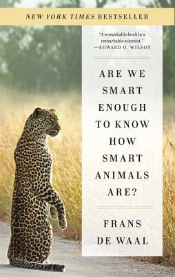 Paperback book titled "Are We Smart Enough to Know How Smart Animals Are?" by W. W. Norton & Company, with a colorful cover featuring animals.