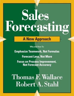 Sales Forecasting A New Approach Paperback Steelwedge Software