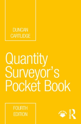 Quantity Surveyor's Pocket Book by Cartlidge, Duncan