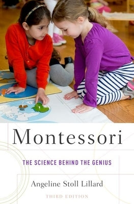 Paperback book titled "Montessori: The Science Behind the Genius" by Oxford University Press, USA, with a clean cover design.