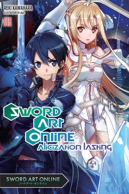 Cover image of Sword Art Online 18 Light Novel: Alicization Lasting by Yen On, featuring vibrant anime-style artwork.