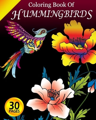 Paperback coloring book featuring intricate hummingbird illustrations for adults with dementia, created by Independently Published.