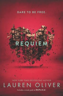 Paperback of Requiem by HarperCollins featuring the book cover with dark and moody artwork on a white background.