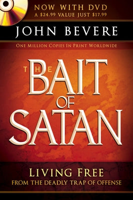 Paperback of The Bait of Satan by Charisma House, featuring the book cover and DVD included, focused on living free from offense.