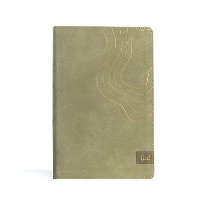CSB (In)Courage Devotional Bible, Sage Leathertouch, Indexed Bible Holman Bibles